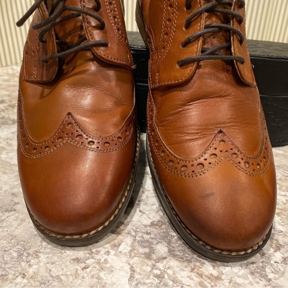 Nunn Bush Mens Leather Wingtip Derby 8.5M - Picture 4 of 8